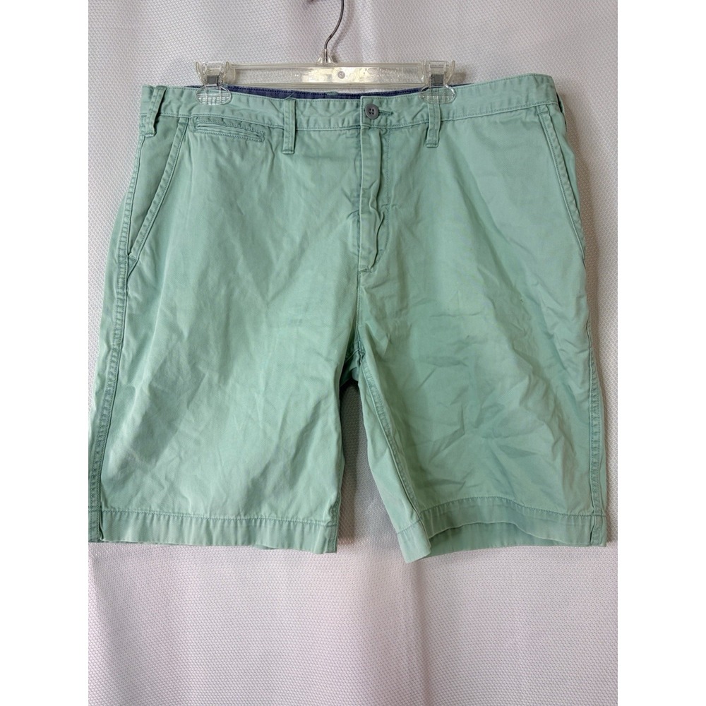 Polo Ralph Lauren Mens Chino Shorts Seafoam Green Cotton Twill Relaxed Fit 38